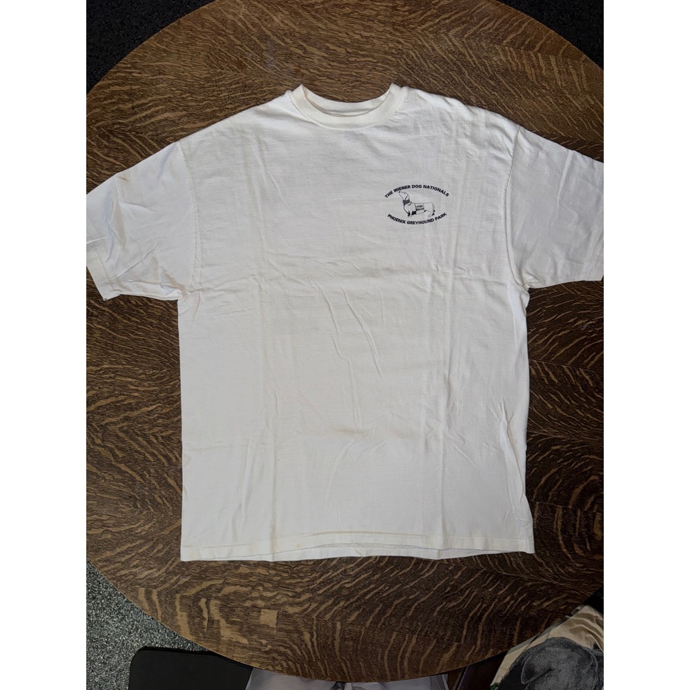 Vintage 1995 Wiener Dog Nationals Miller Lite T Shirt XL Phoenix Greyhound